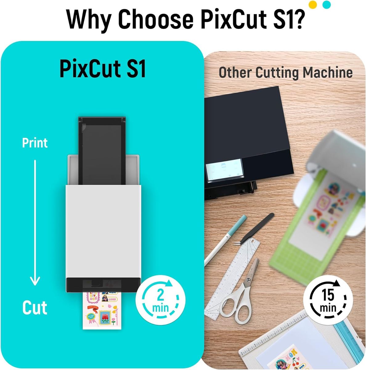 137954 Liene PixCut S1: Precision Sticker Printer & Cutter