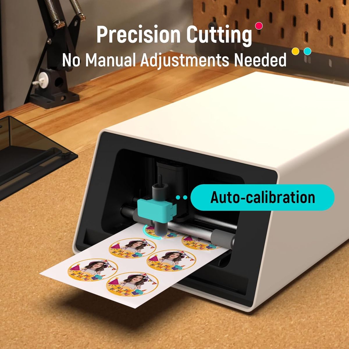 137954 Liene PixCut S1: Precision Sticker Printer & Cutter