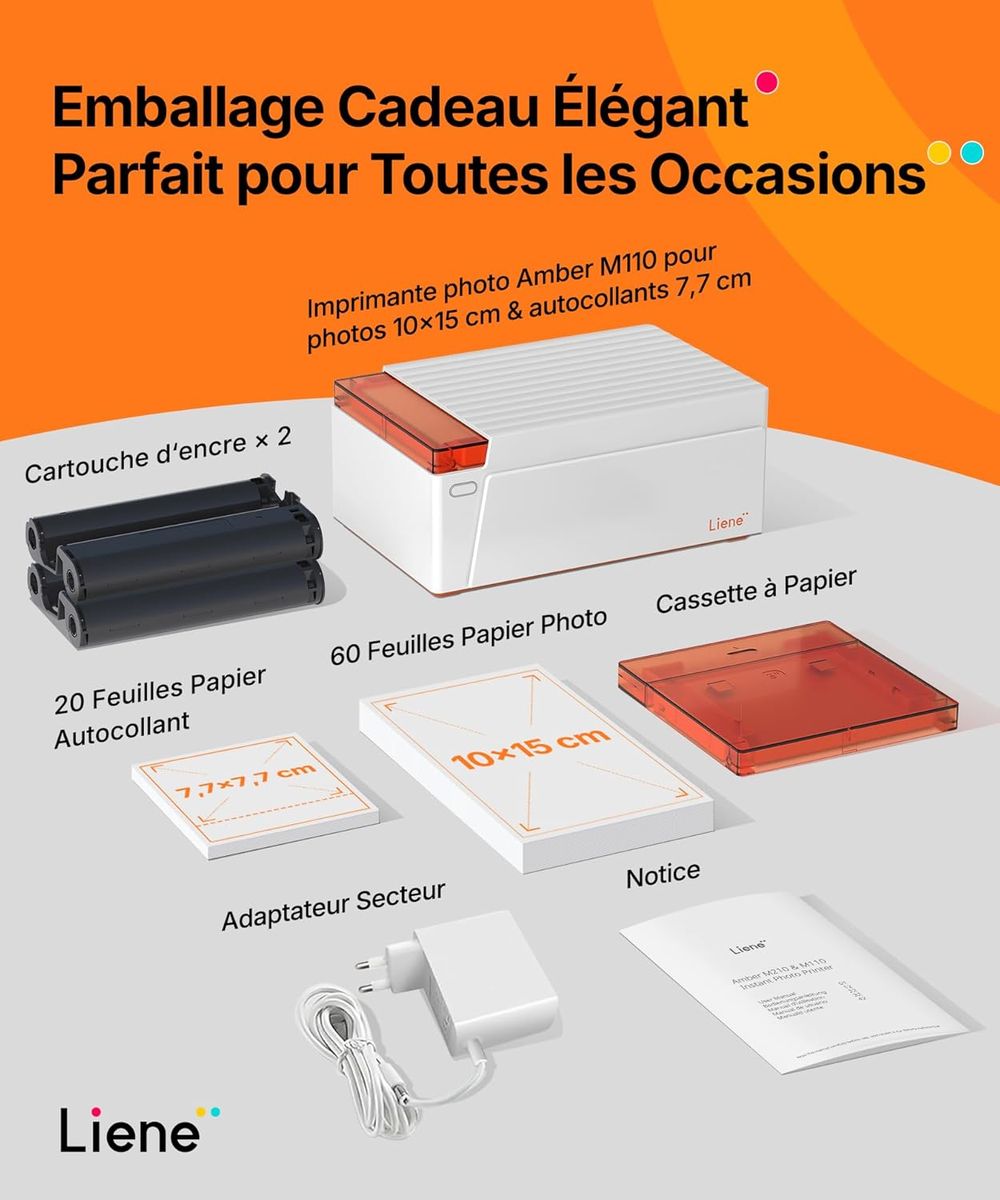 137956 : Liene Amber M110 – Imprimez vos souvenirs en un clic