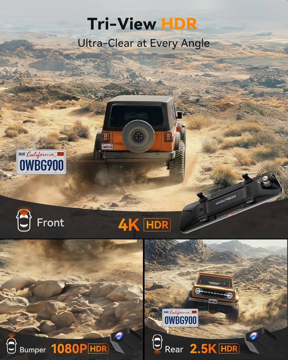 WOLFBOX G900T - Bumper Version: The Ultimate Dash Cam