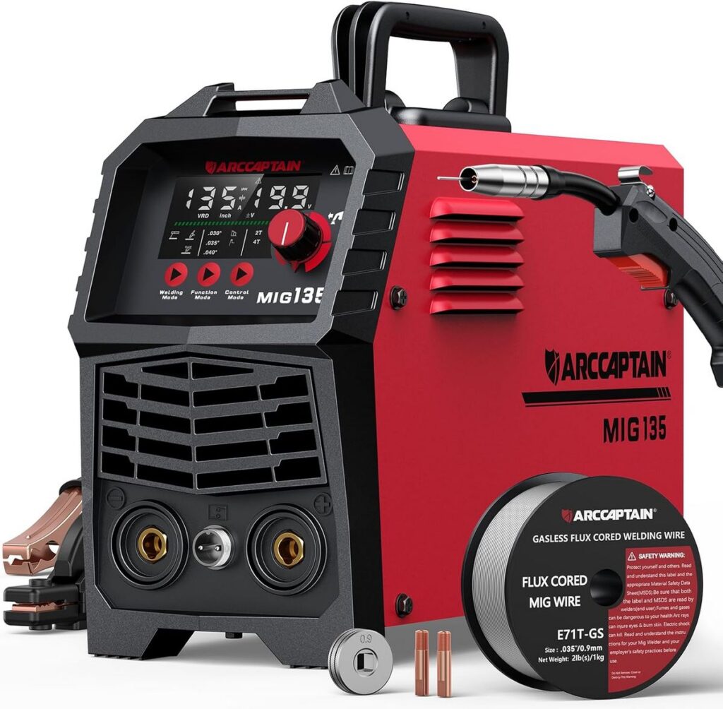 ARCCAPTAIN 135A MIG Welder – Your Ultimate 3-in-1 Welding Solution