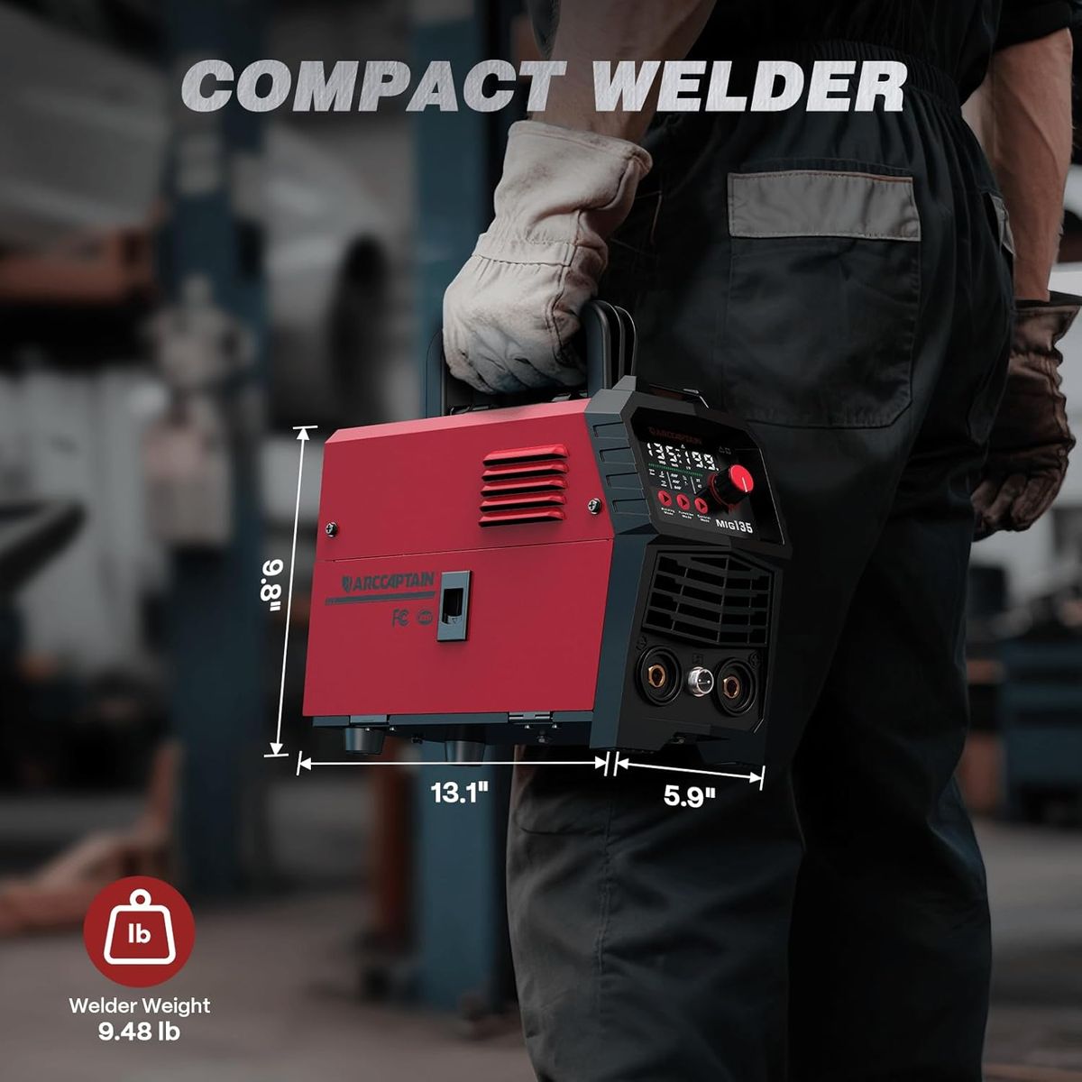 ARCCAPTAIN 135A MIG Welder – Your Ultimate 3-in-1 Welding Solution