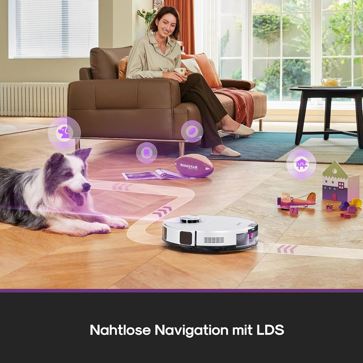 Eureka E20 Evo Plus – Saug- und Wischroboter mit Selbstentleerung