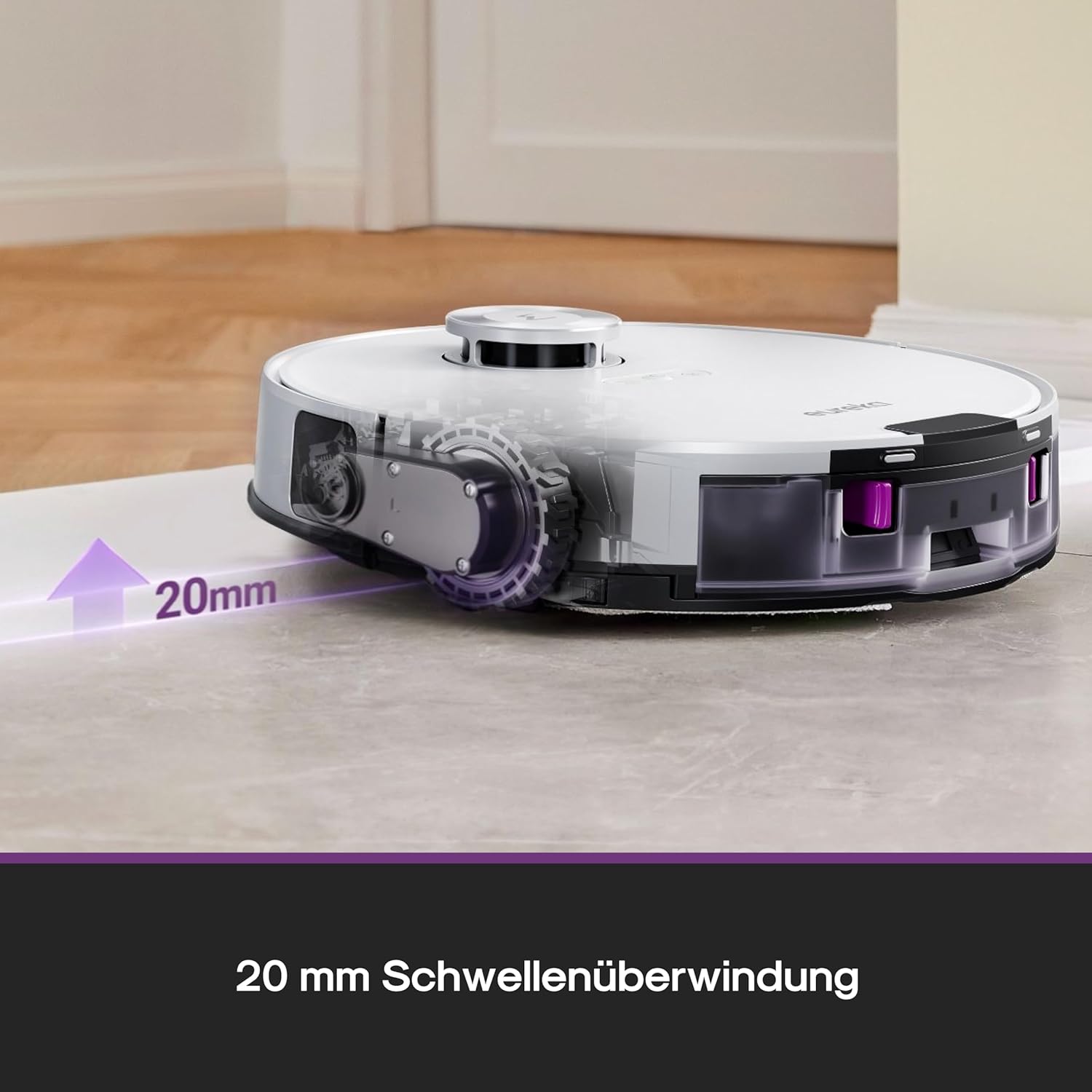 Eureka E20 Evo Plus – Saug- und Wischroboter mit Selbstentleerung