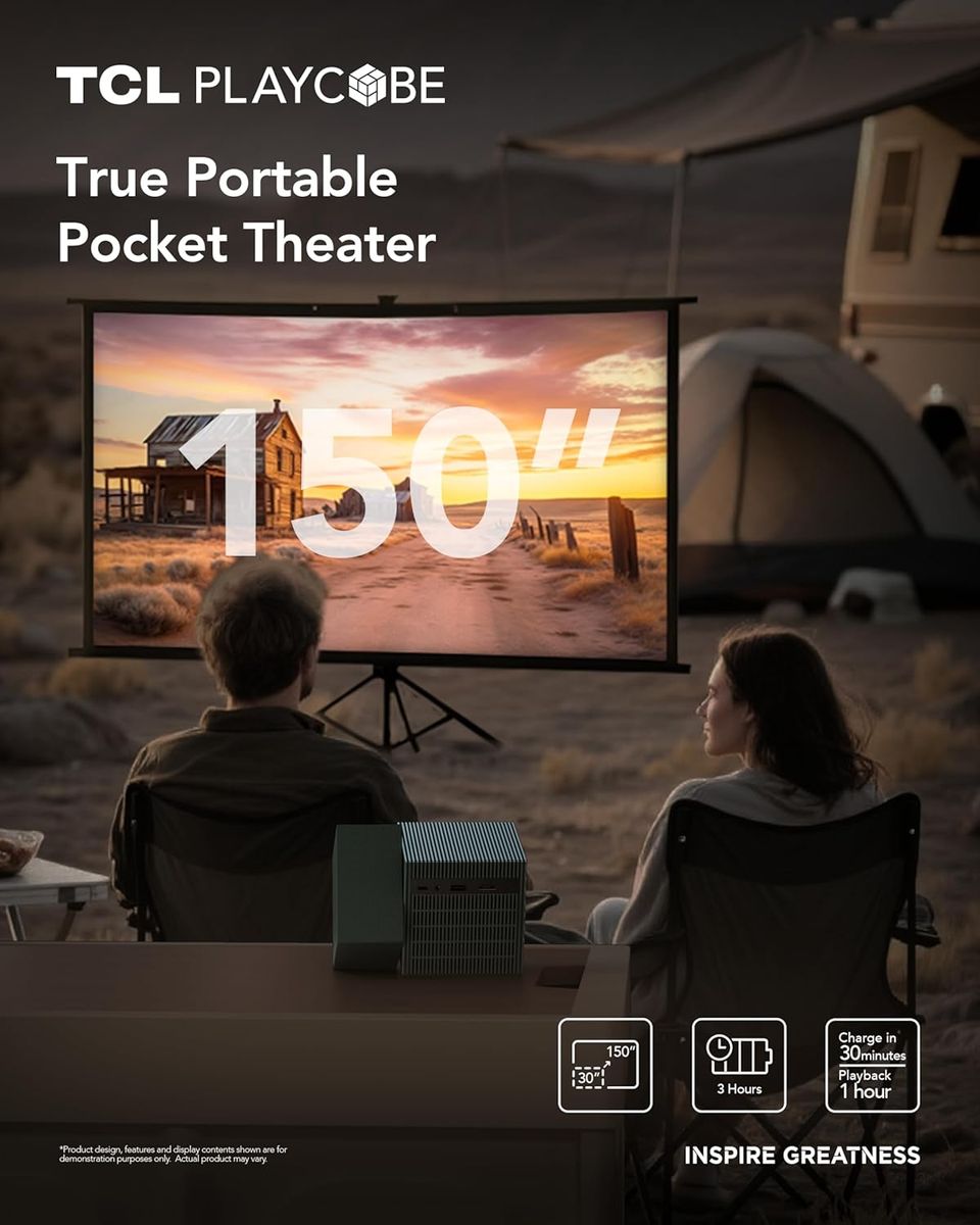 TCL Projector PlayCube: Big Screen Magic for Your Home