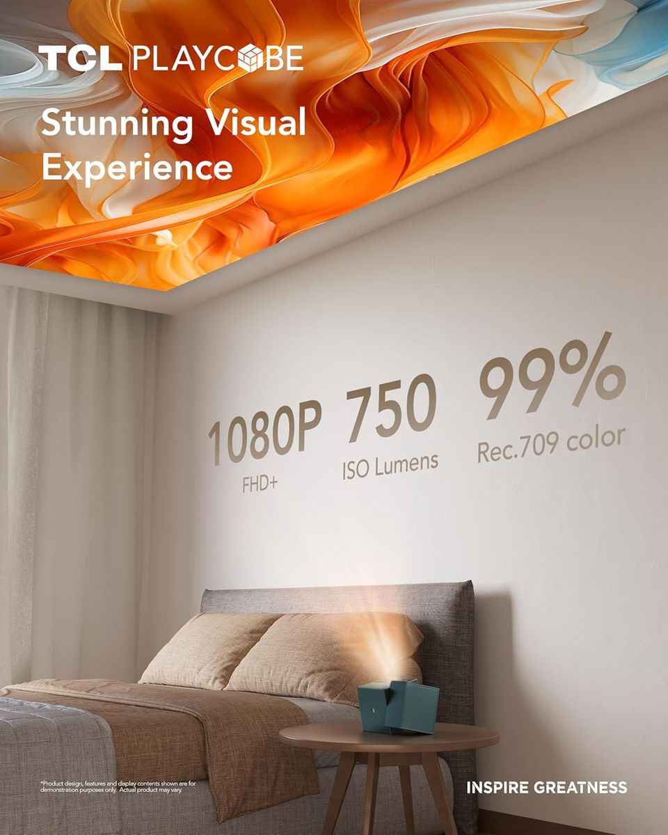 TCL Projector PlayCube: Big Screen Magic for Your Home