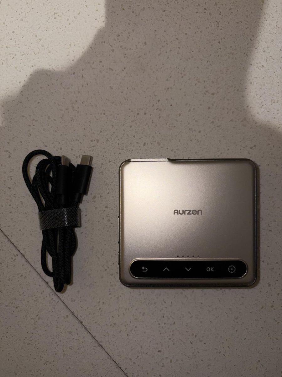 Aurzen ZIP Tri-Fold Mini Projector: Pocket Cinema Power