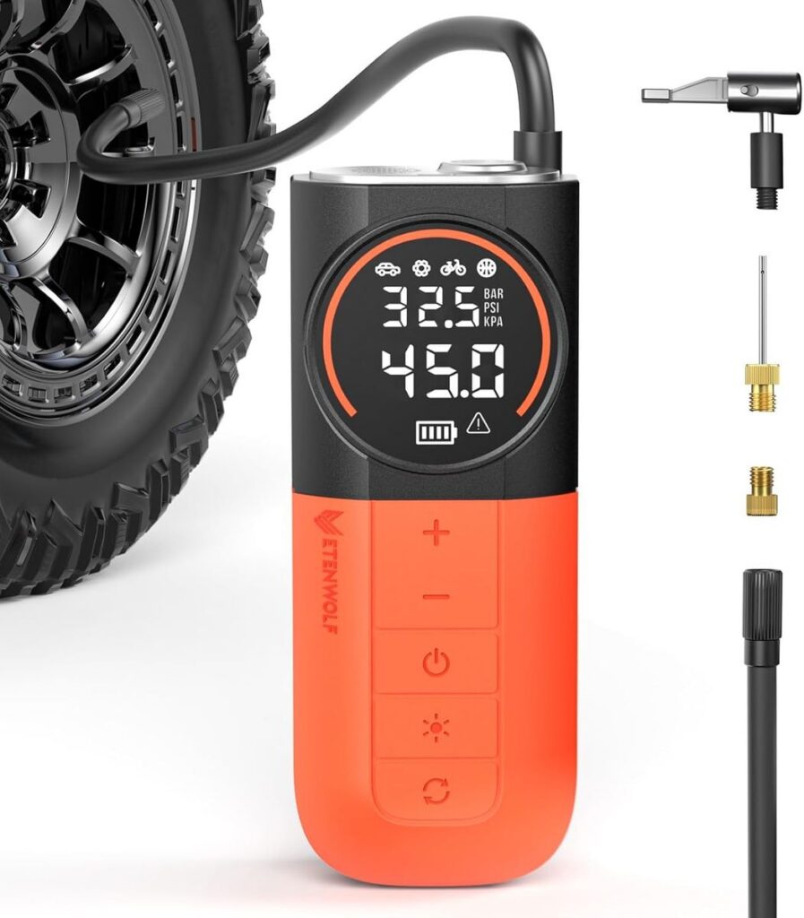 ETENWOLF S1 Tire Inflator: Power Meets Precision