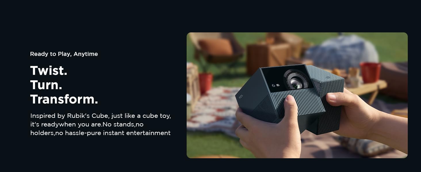 TCL Projector PlayCube: Transform Any Room into a Cinema