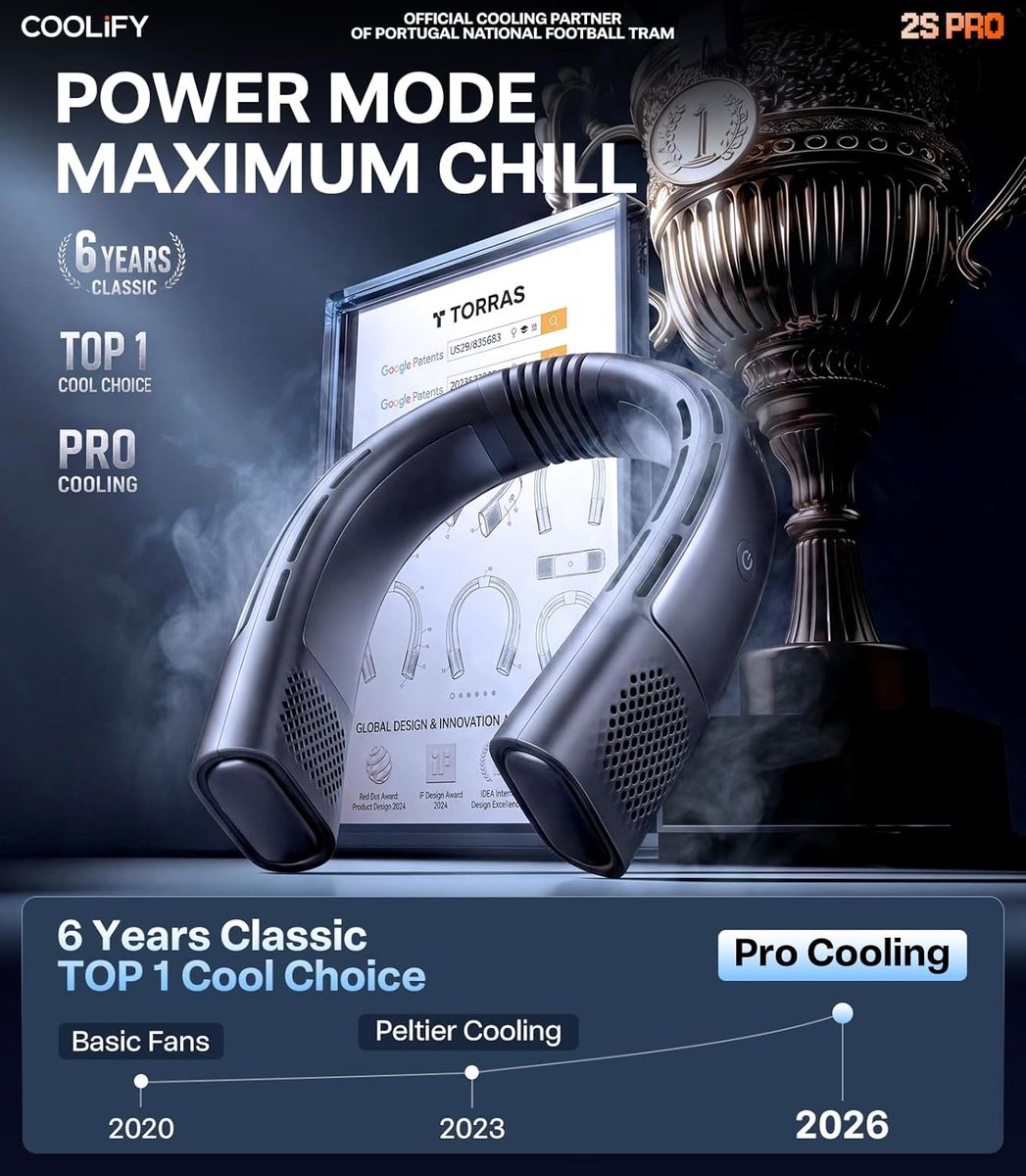 TORRAS Coolify 2026 Neck Air Conditioner 2S PRO – Ultimate Cooling Comfort
