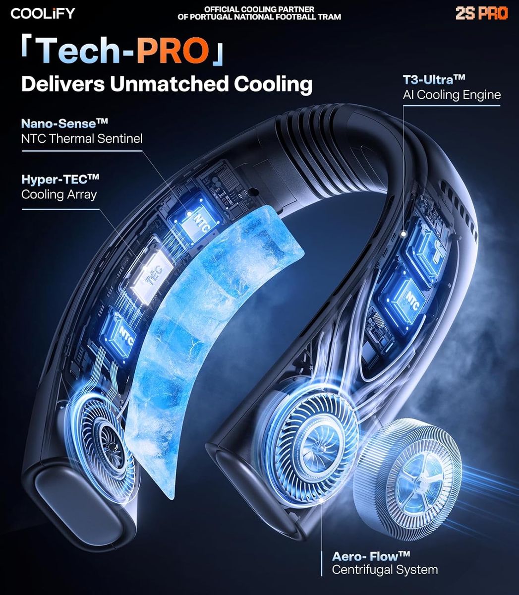 TORRAS Coolify 2026 Neck Air Conditioner 2S PRO – Ultimate Cooling Comfort