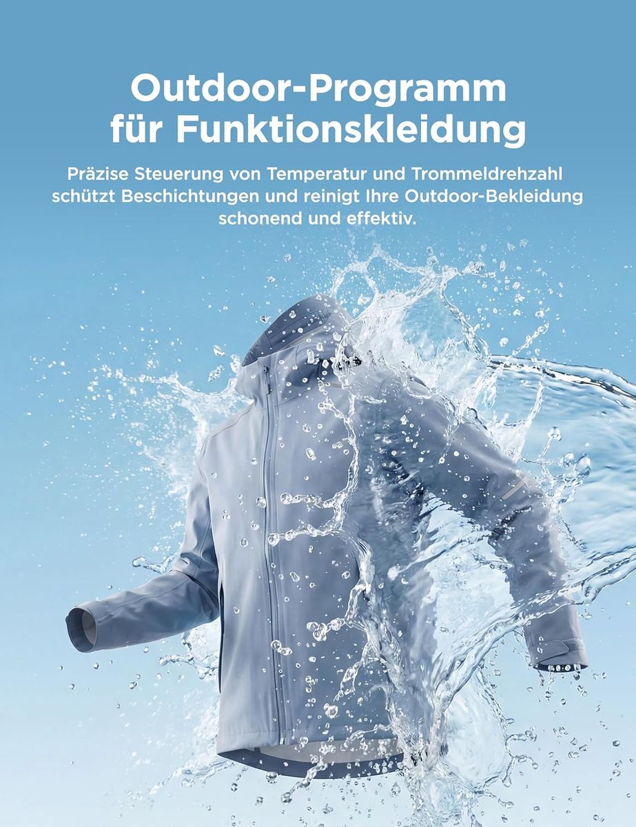 Midea V5 Series Waschmaschine – 8 kg, Steam Wash & App