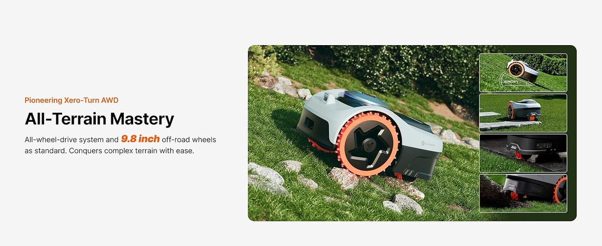 Navimow i206 AWD+Garage: The Ultimate Smart Lawn Solution
