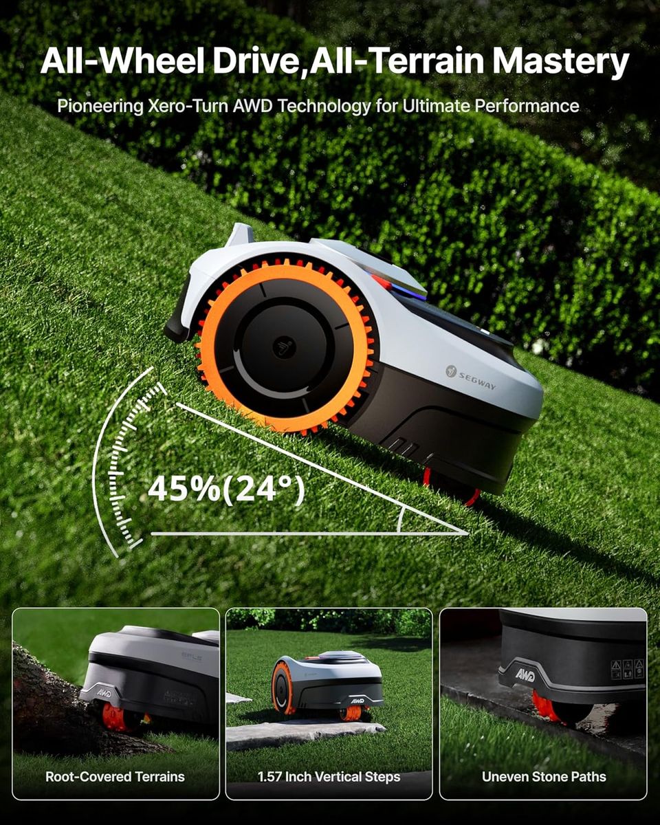 Navimow i210 AWD+Garage: Effortless Lawn Care