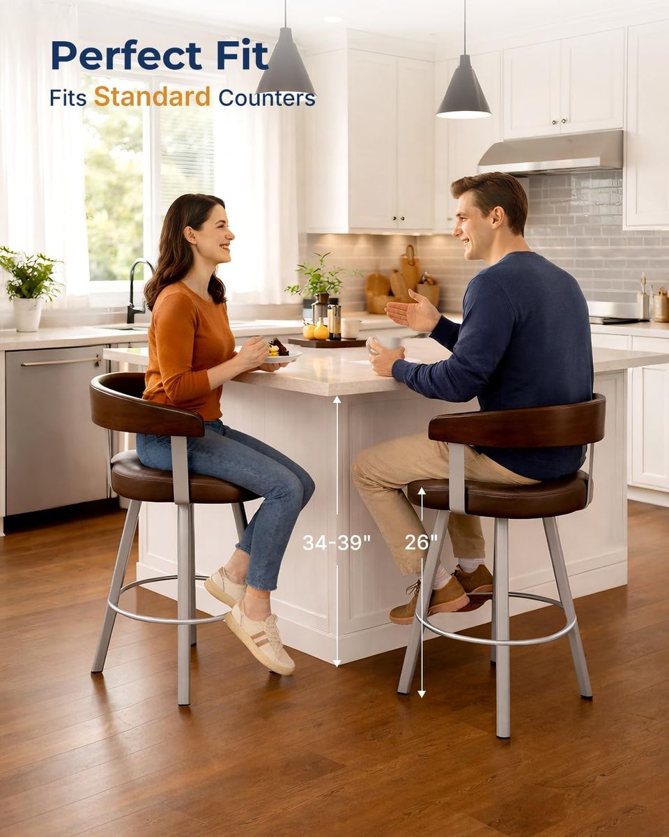 Forspark 350 lbs Bar Stools: Strength Meets Style