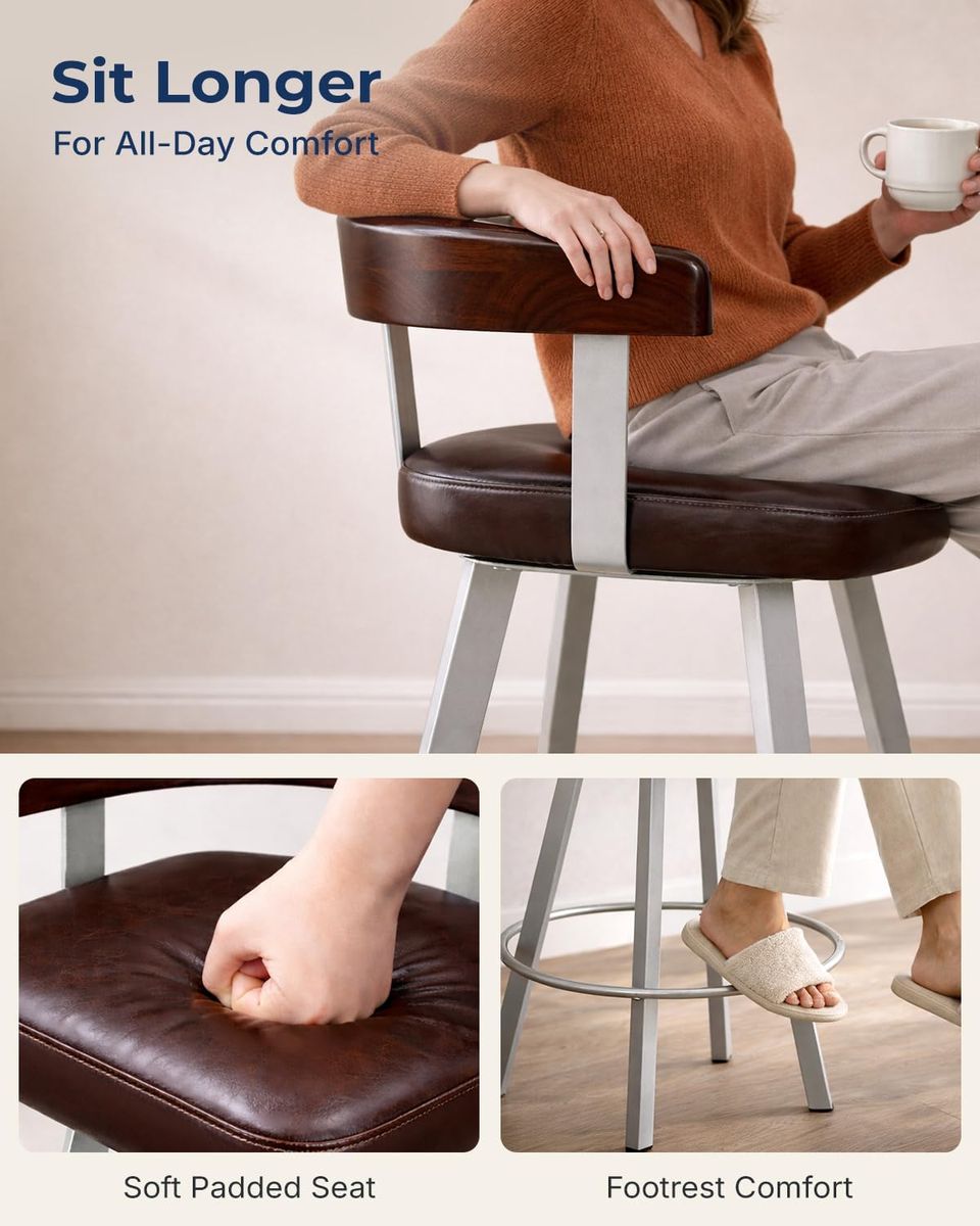 Forspark 350 lbs Bar Stools: Strength Meets Style
