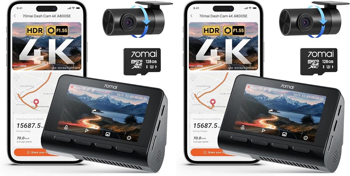 70mai A800SE 4K Dash Cam: Crystal Clear Safety