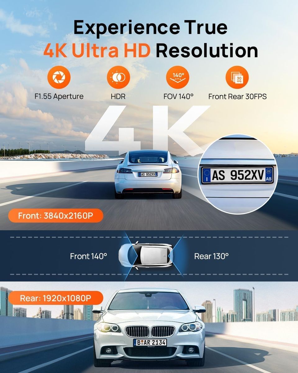 70mai A800SE 4K Dash Cam: Crystal Clear Safety