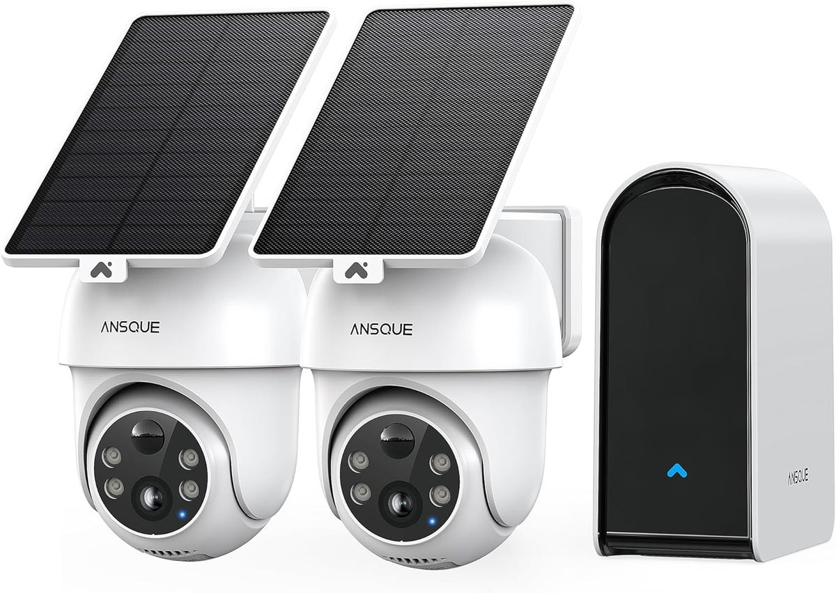 ANSQUE Solar Cameras: Total Security, Zero Fees