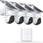 AOSU Solar Security Camera Kit: No Subs, 360° Tracking