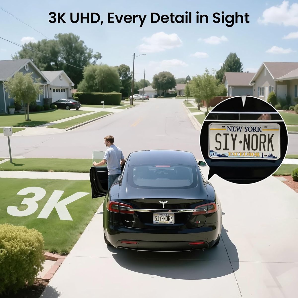 AOSU 6-Cam Wireless Security System – No Subscription, 360° Tracking