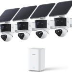 AOSU T2 Pro: Solar-Powered 4-Cam Security System with 3K Dual Cam