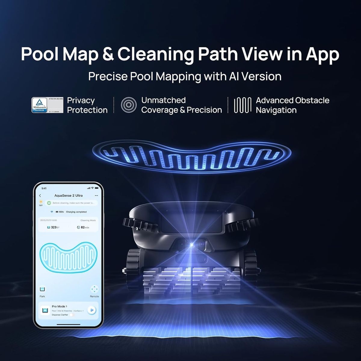 Beatbot AquaSense 2 Ultra Dar – Cordless AI Pool Cleaner