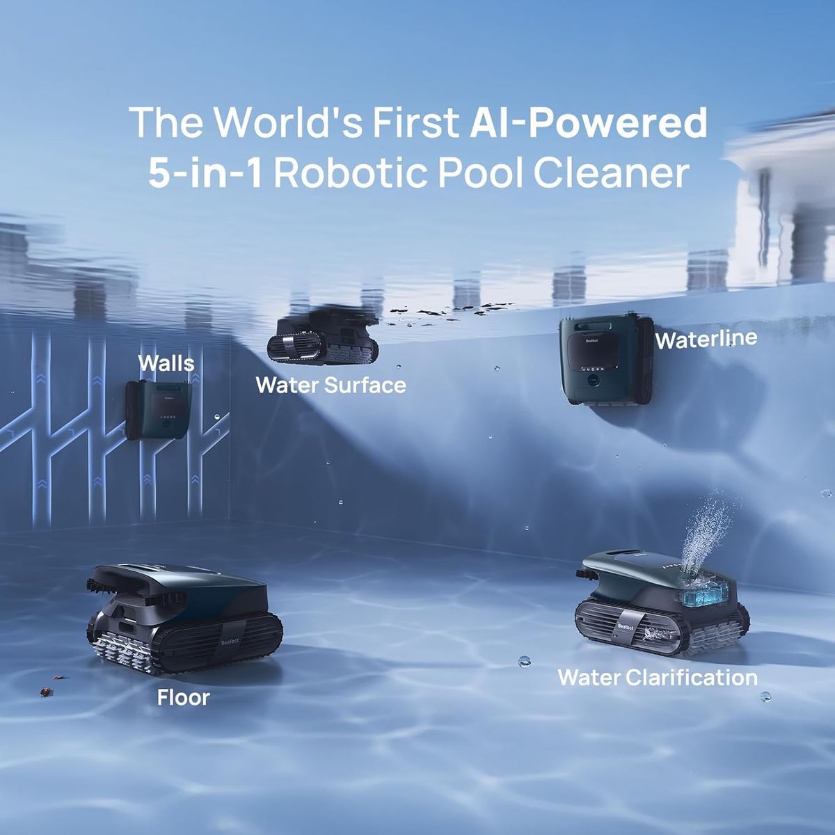 Beatbot AquaSense 2 Ultra Dar – Cordless AI Pool Cleaner