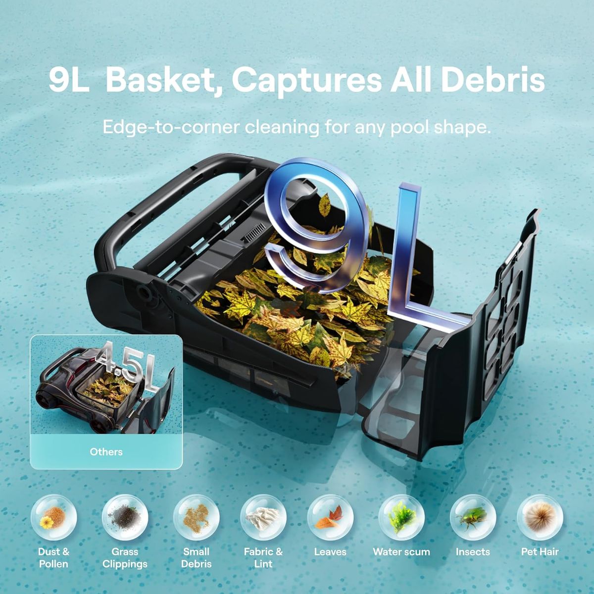 Beatbot iSkim: Solar Pool Skimmer with 28-Hour Runtime