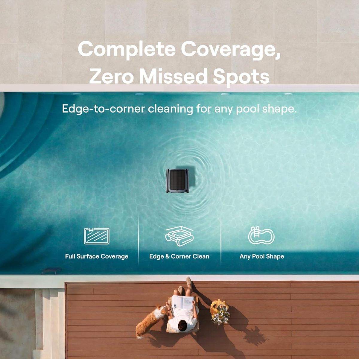Beatbot iSkim: Solar Pool Skimmer with 28-Hour Runtime