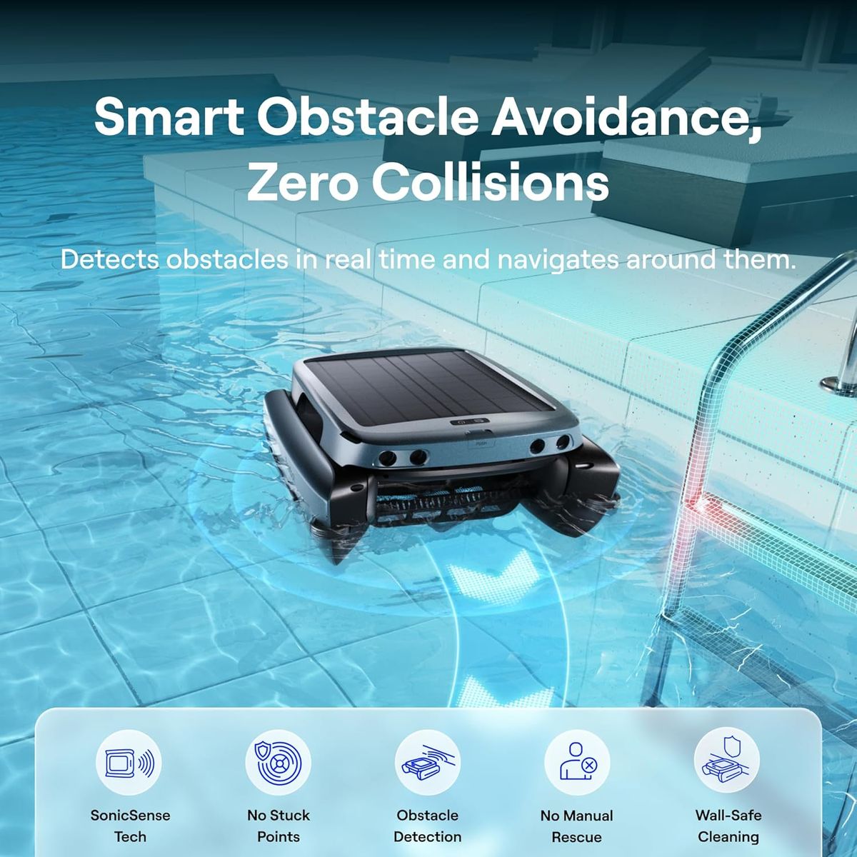 Beatbot iSkim: Solar Pool Skimmer with 28-Hour Runtime