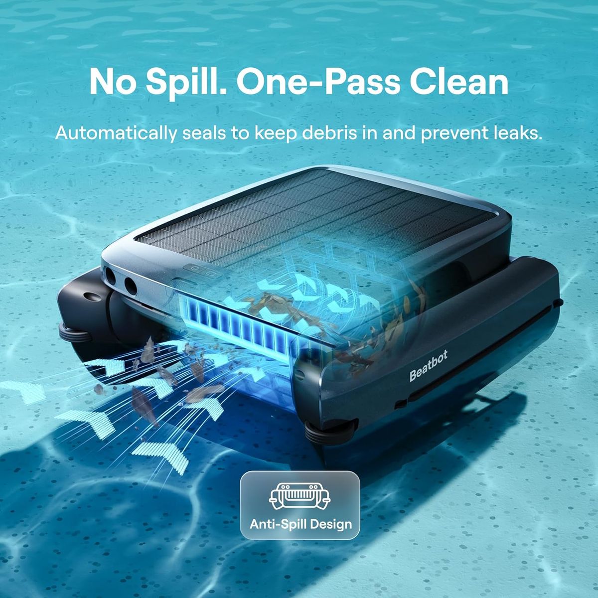Beatbot iSkim: Solar Pool Skimmer with 28-Hour Runtime