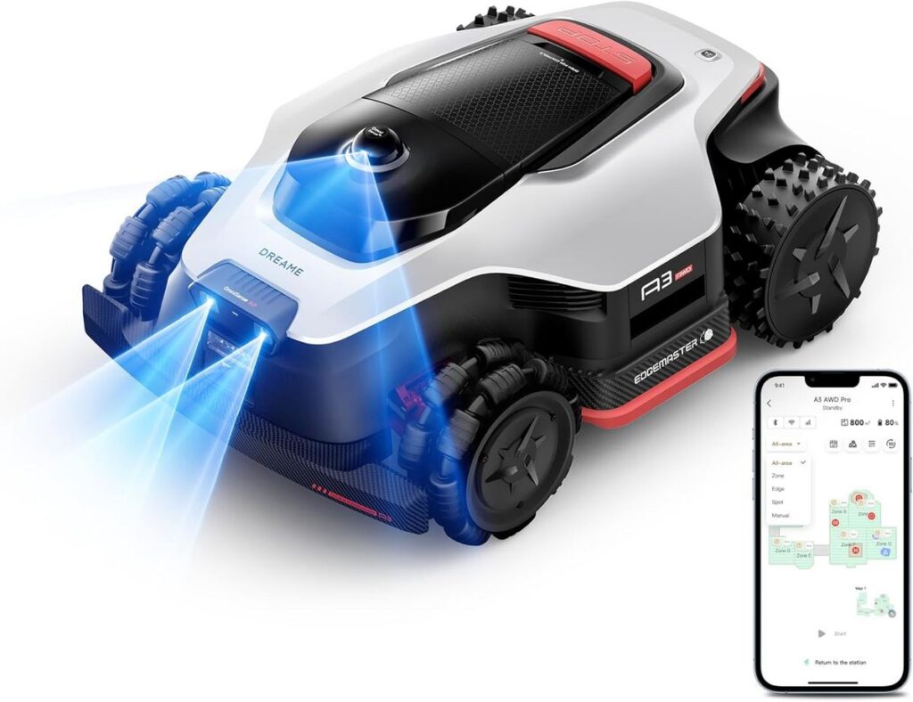 Dreame A3 AWD 1000 – Wire-Free All-Terrain Robot Mower