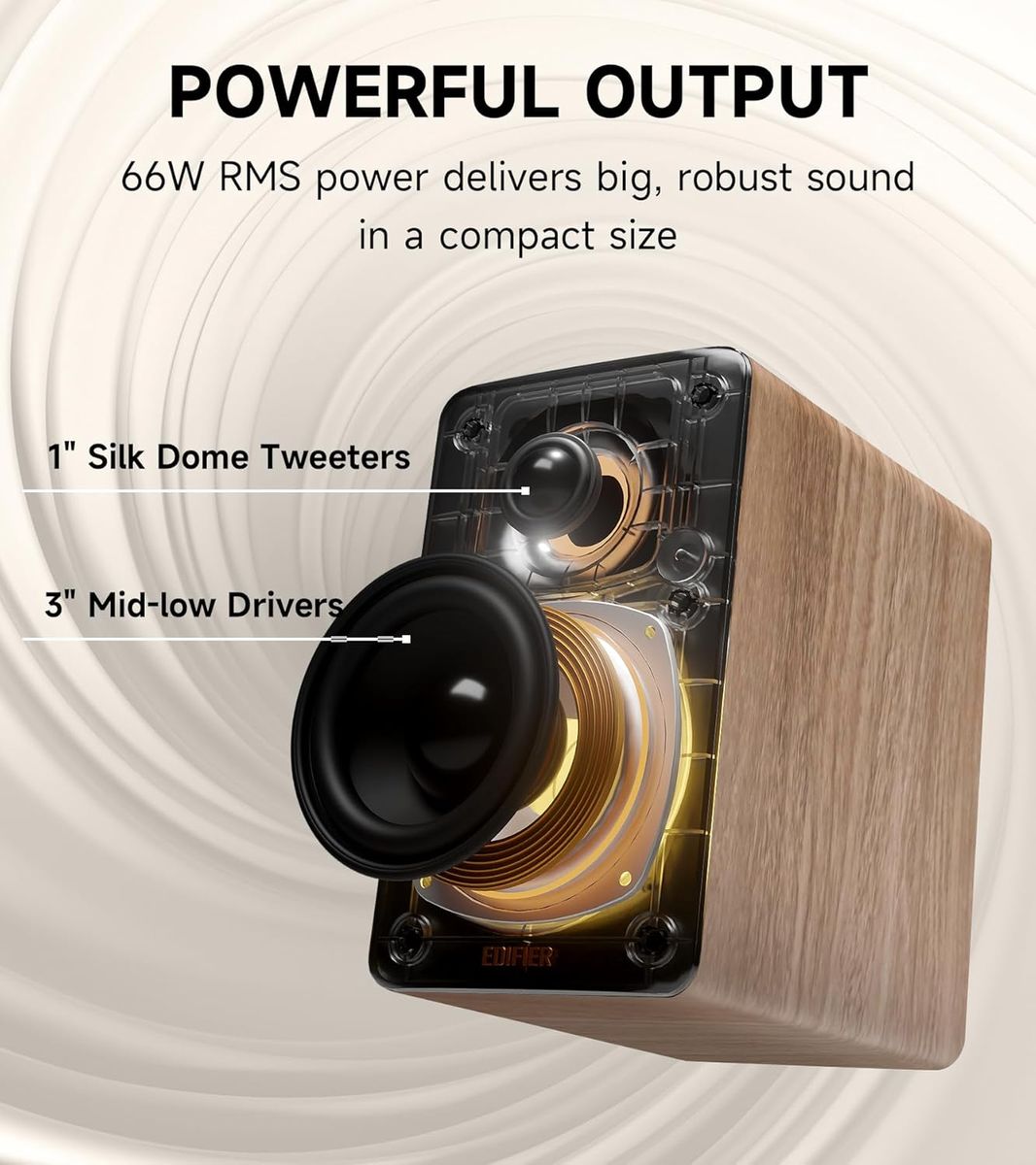 EDIFIER US 1400 M60 Speaker: Premium Sound, Compact Design