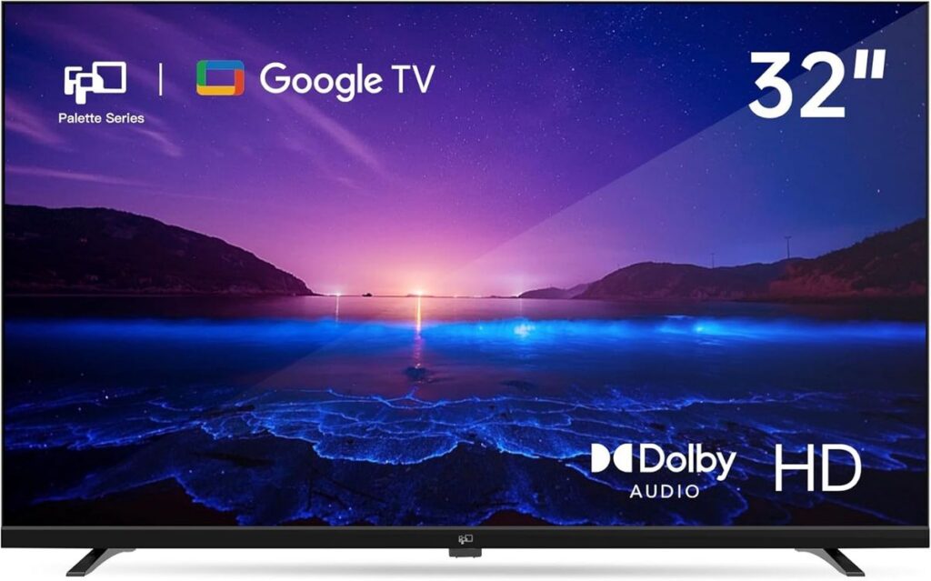 FPD 32-inch Smart TV: Google TV, HDR10, Dolby Audio – 2024 Model