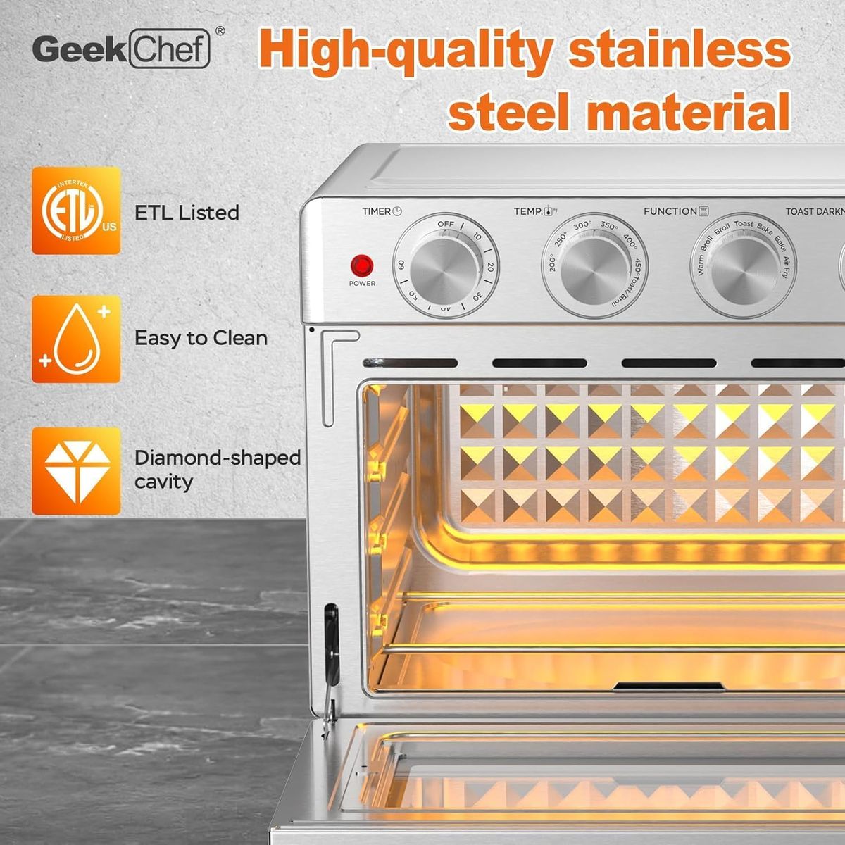 Geek Chef 26 QT Air Fryer Oven: The Ultimate Kitchen Upgrade