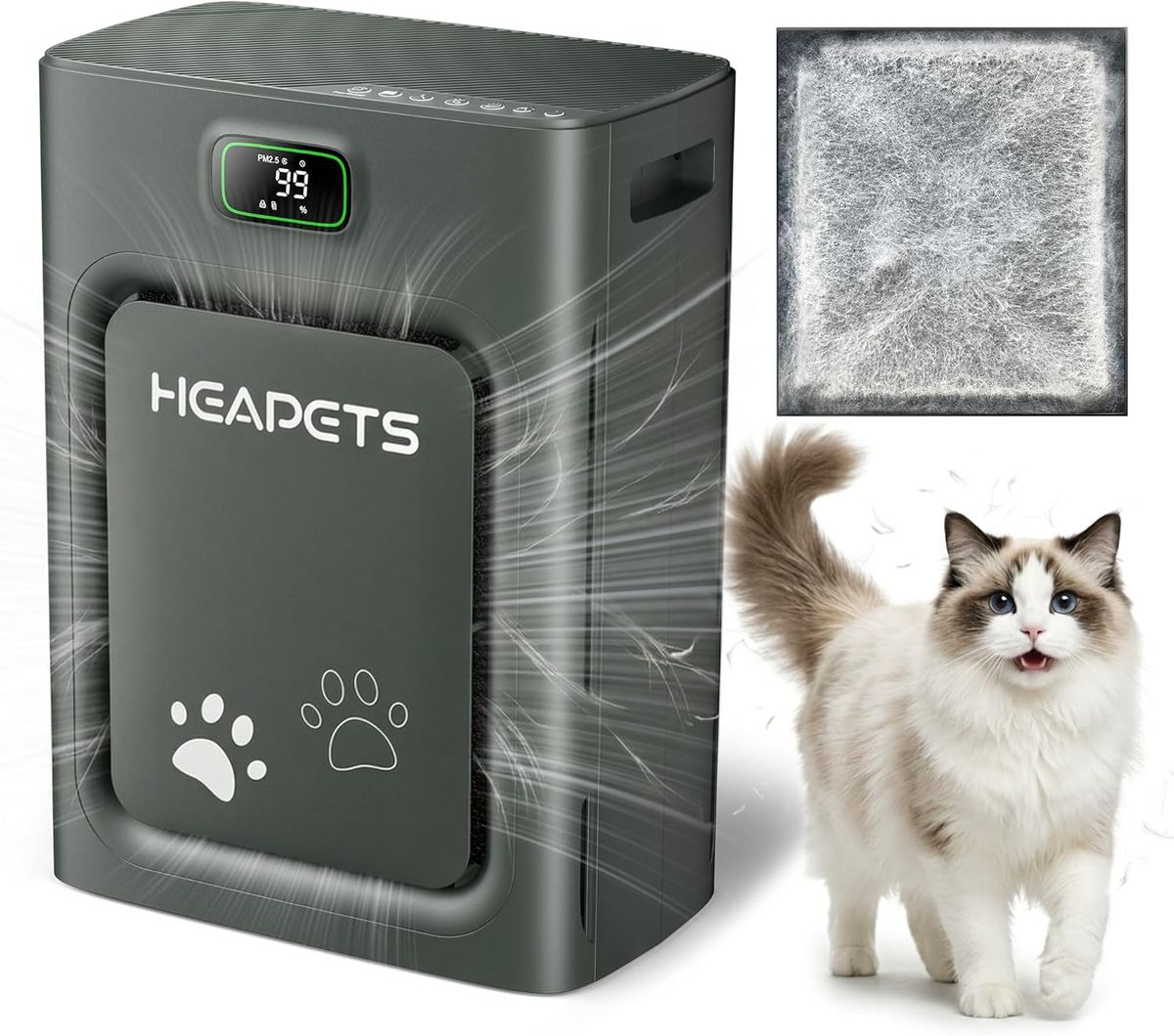HEAPETS Pet Air Purifier: Breathe Clean, Live Happy