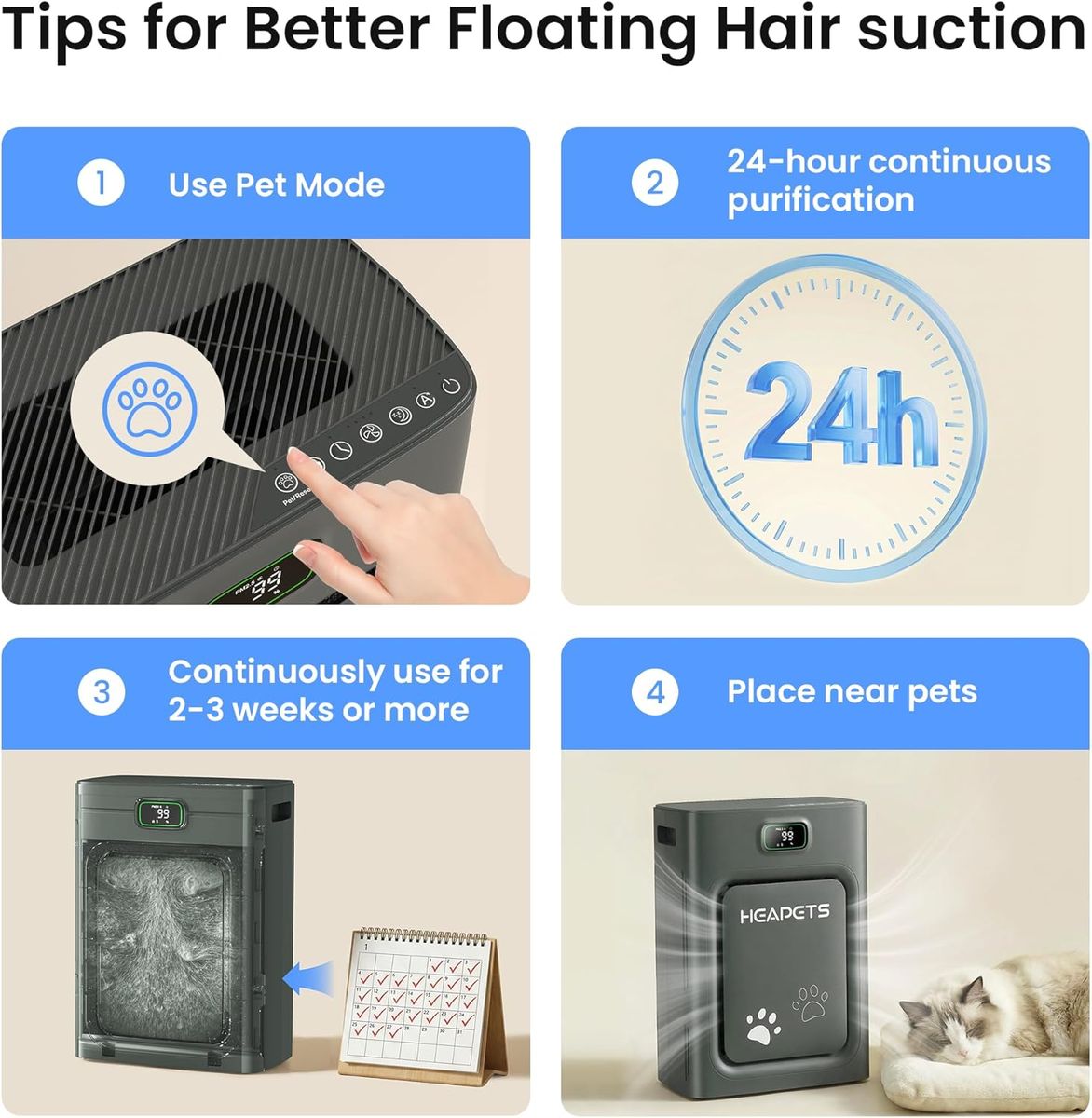 HEAPETS Pet Air Purifier: Breathe Clean, Live Happy