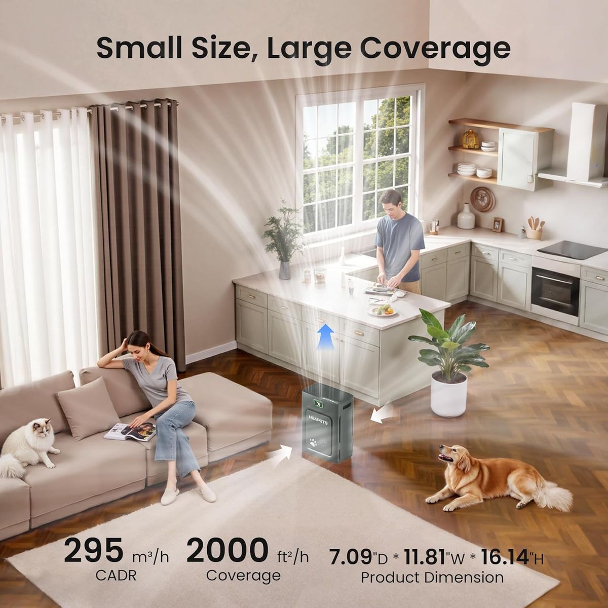 HEAPETS Pet Air Purifier: Breathe Clean, Live Happy