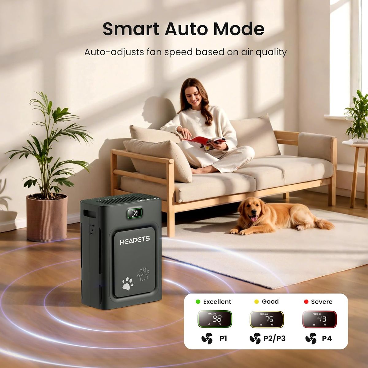 HEAPETS Pet Air Purifier: Breathe Clean, Live Happy