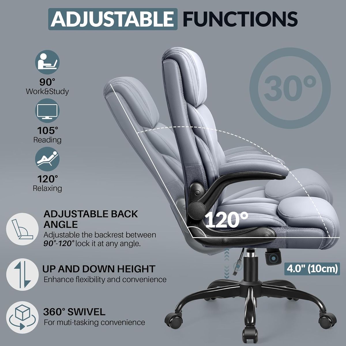 HeroSet Ergonomic Big & Tall Chair – Comfort Meets Quality