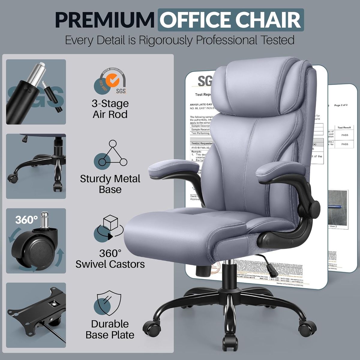HeroSet Ergonomic Big & Tall Chair – Comfort Meets Quality