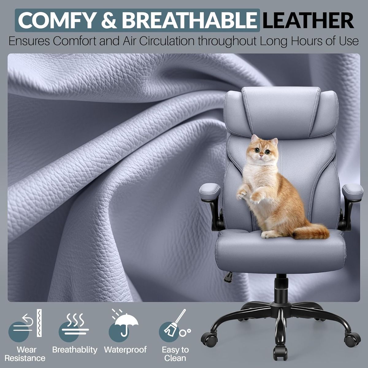 HeroSet Ergonomic Big & Tall Chair – Comfort Meets Quality