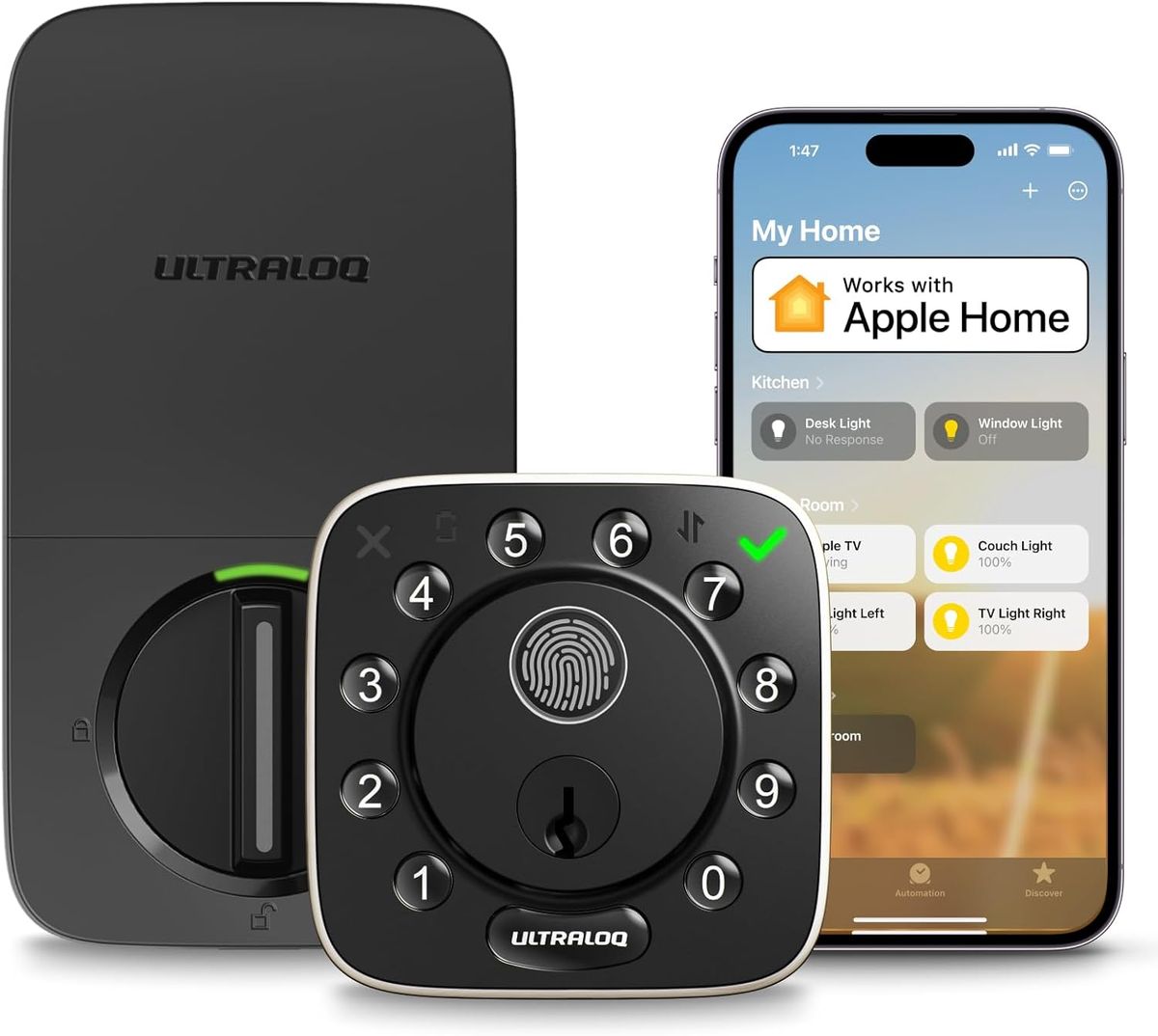 ULTRALOQ Bolt Fingerprint WiFi Smart Lock – Ultimate Keyless Entry