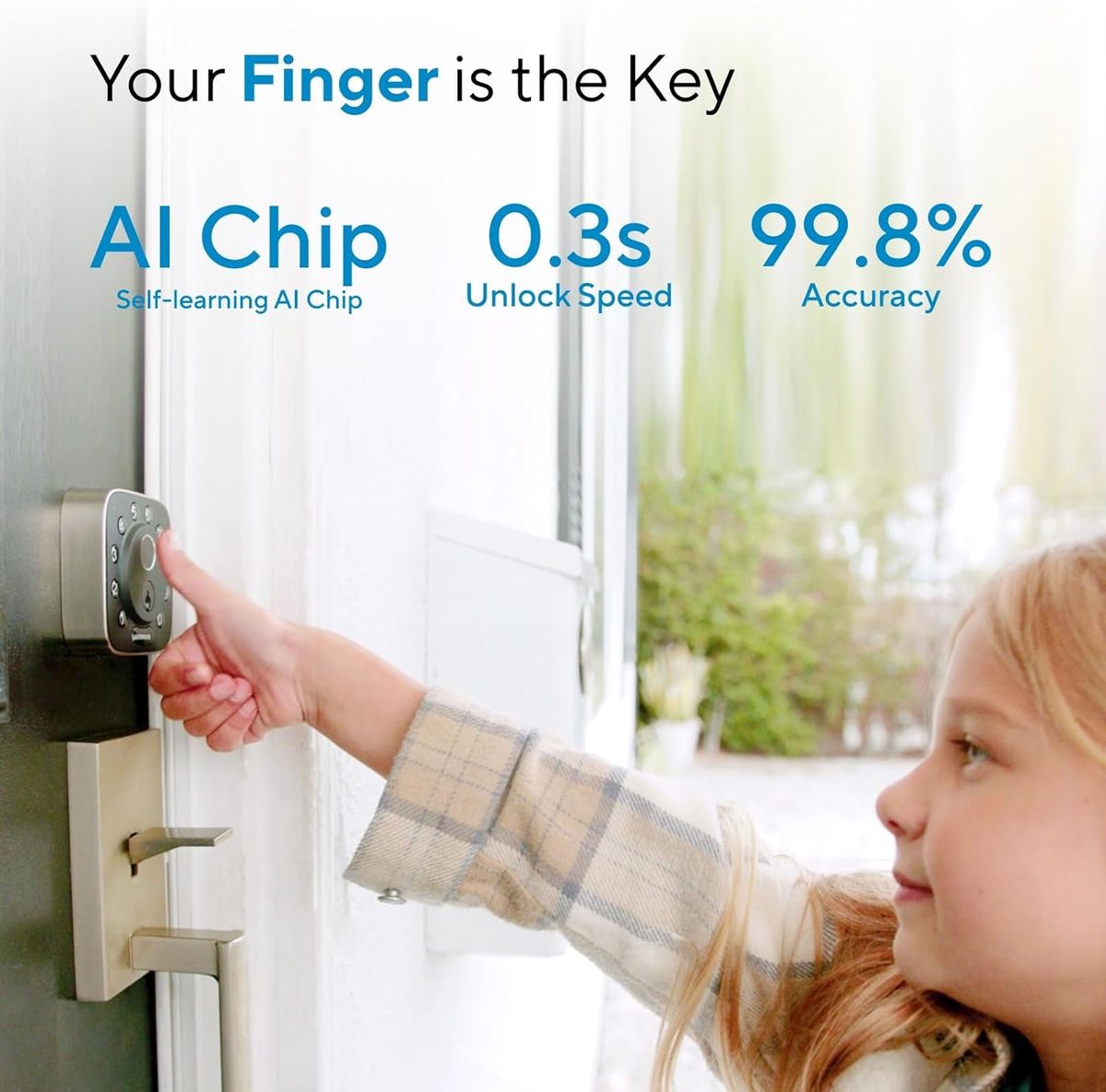ULTRALOQ Bolt Fingerprint WiFi Smart Lock – Ultimate Keyless Entry
