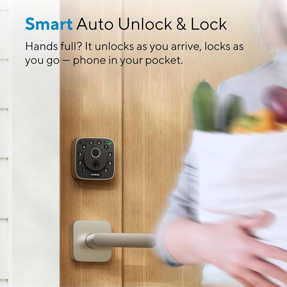 ULTRALOQ Bolt Fingerprint WiFi Smart Lock – Ultimate Keyless Entry