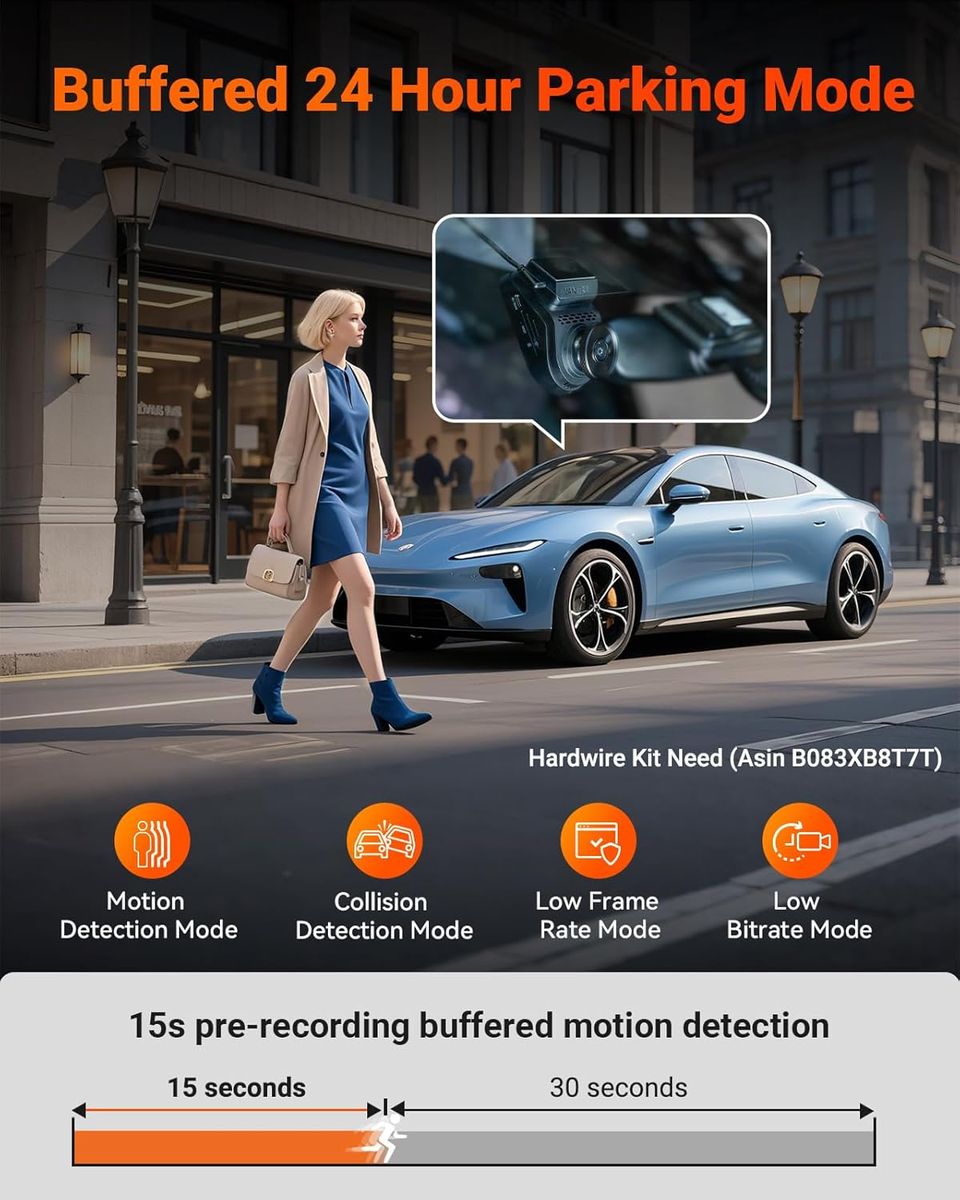 Vantrue S1 Pro AI: Dual 1440P Dash Cam Excellence