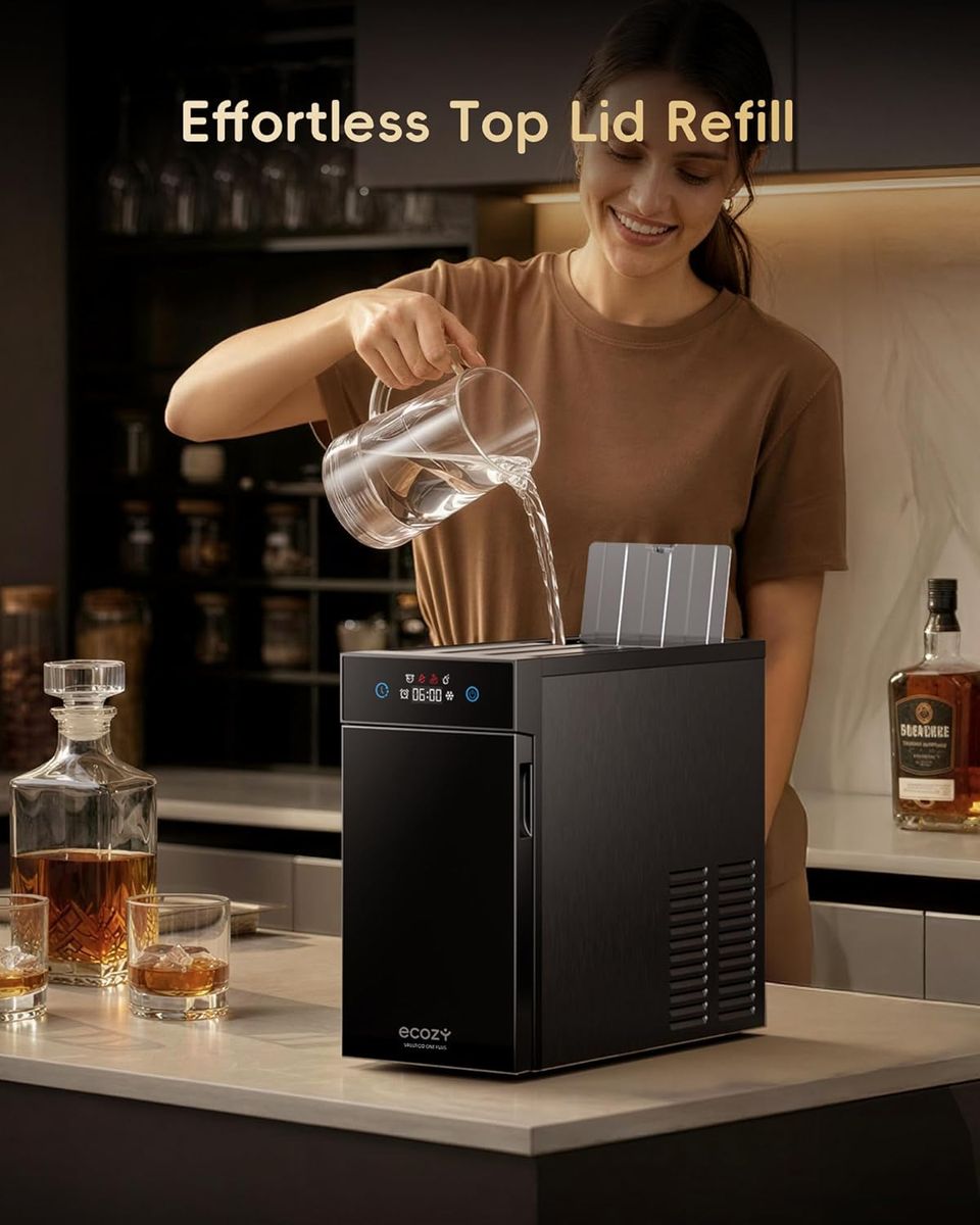 ecozy Clear Ice Ball Maker: Perfect Spheres for Every Sip