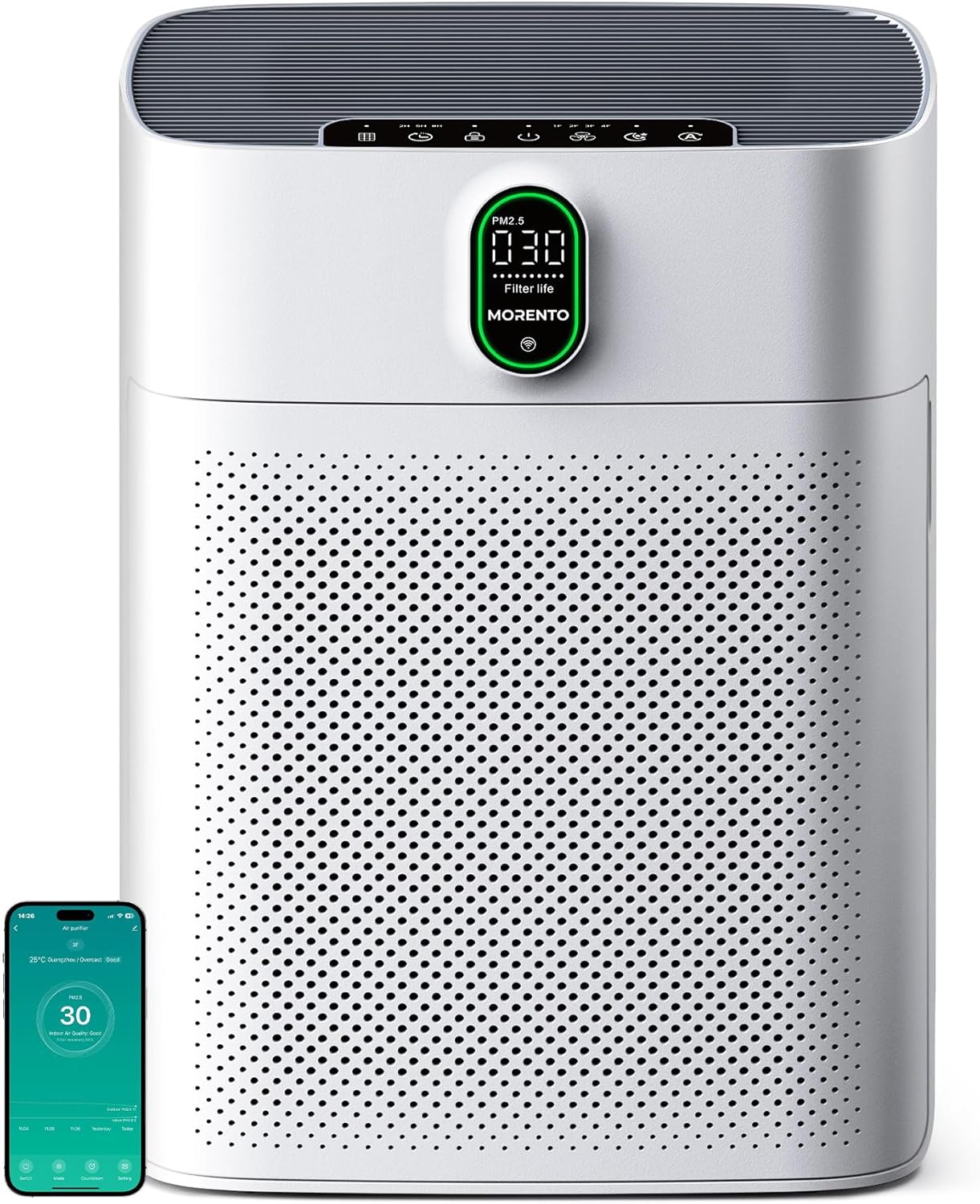 Breathe Cleaner Air with the MORENTO Smart Air Purifier