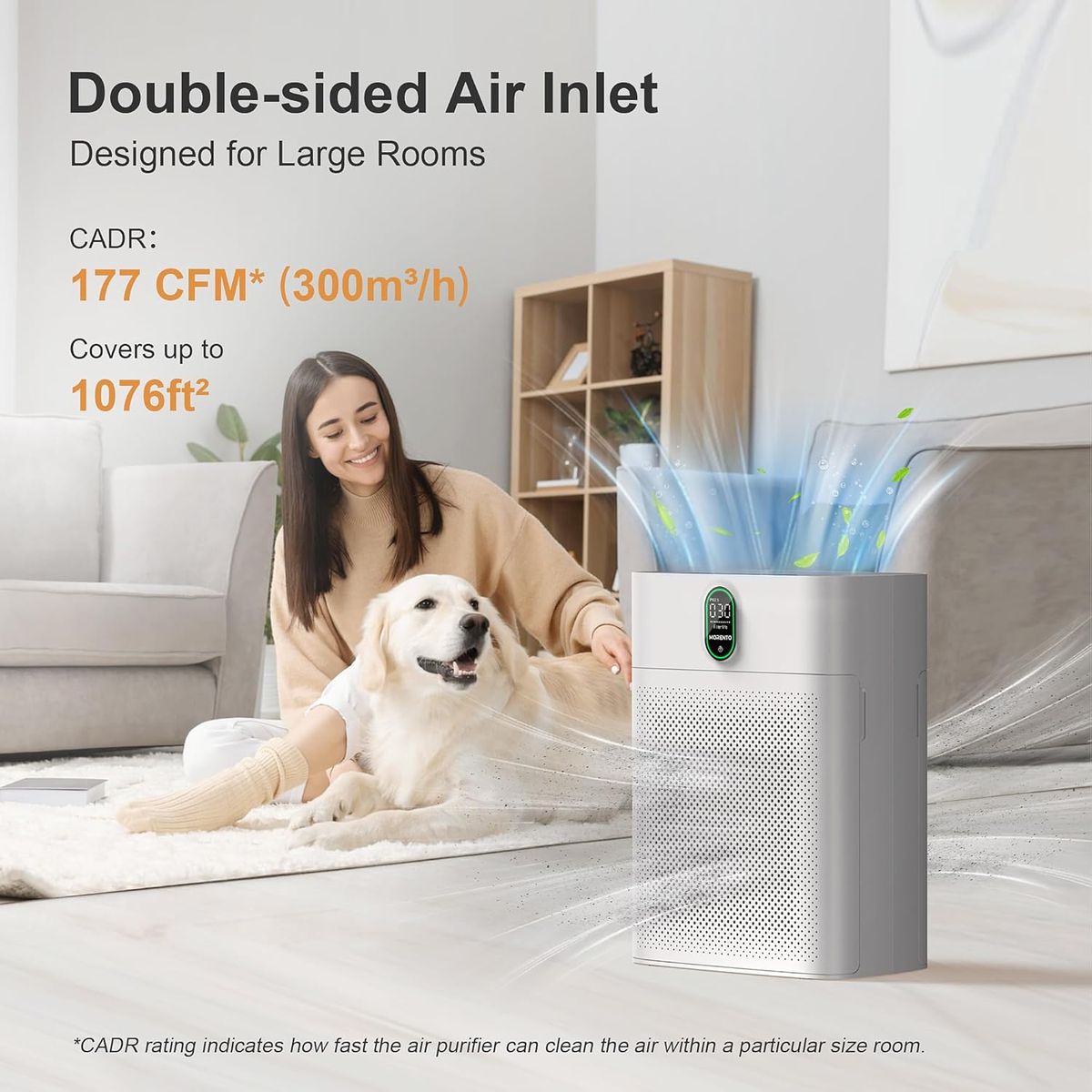 Breathe Cleaner with the MORENTO Smart Air Purifier from Morento.ca